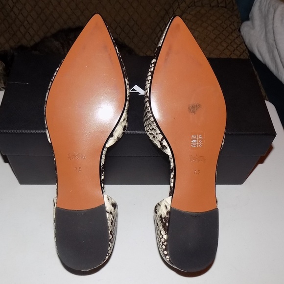 New Coach Python leather D’Orsays - Picture 5 of 8